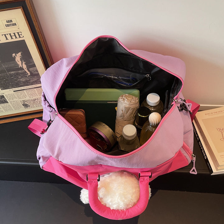 Travel bag with cute plush bear Stornfield