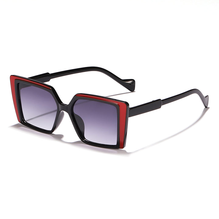 Women elegant square sunglasses with mirrored lenses Stornfield