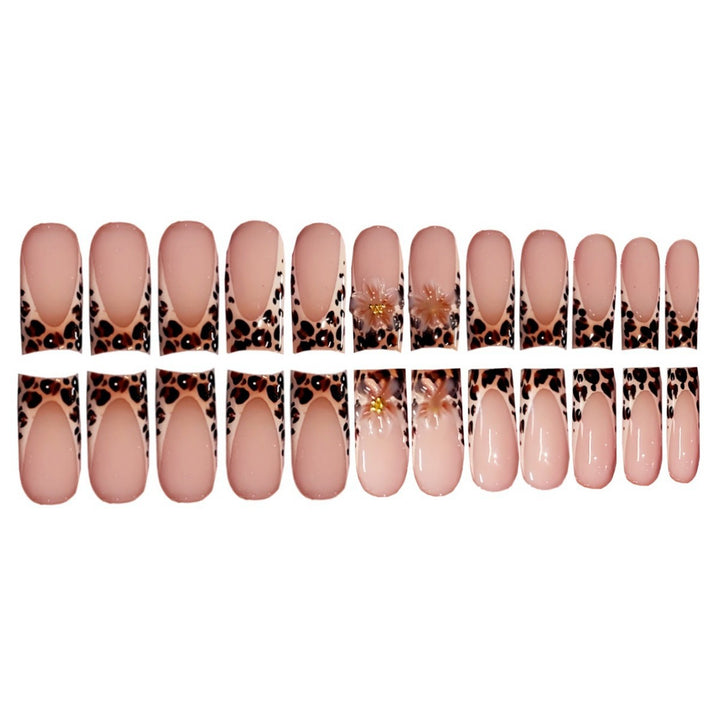 Elegant Animal Print Press-On Nail Art Stornfield