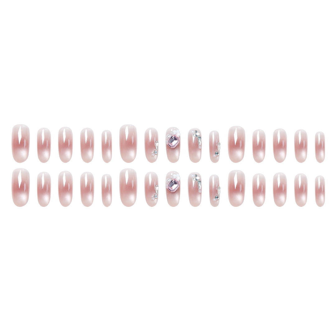 Nail art set with glamorous 3D applications and elegant floral decorations Stornfield