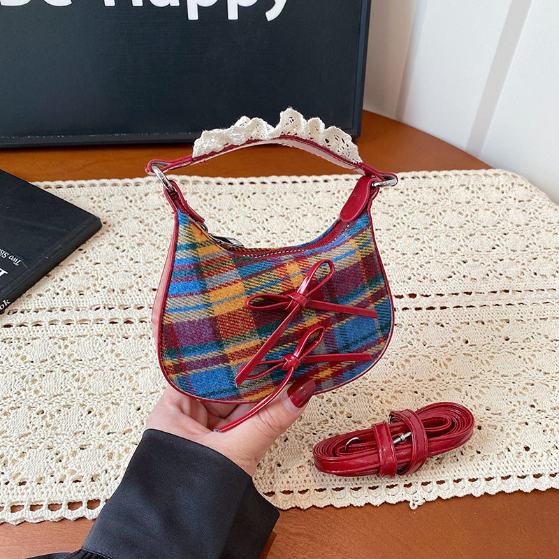 WoStylish Plaid Patterned Handbag Stornfield