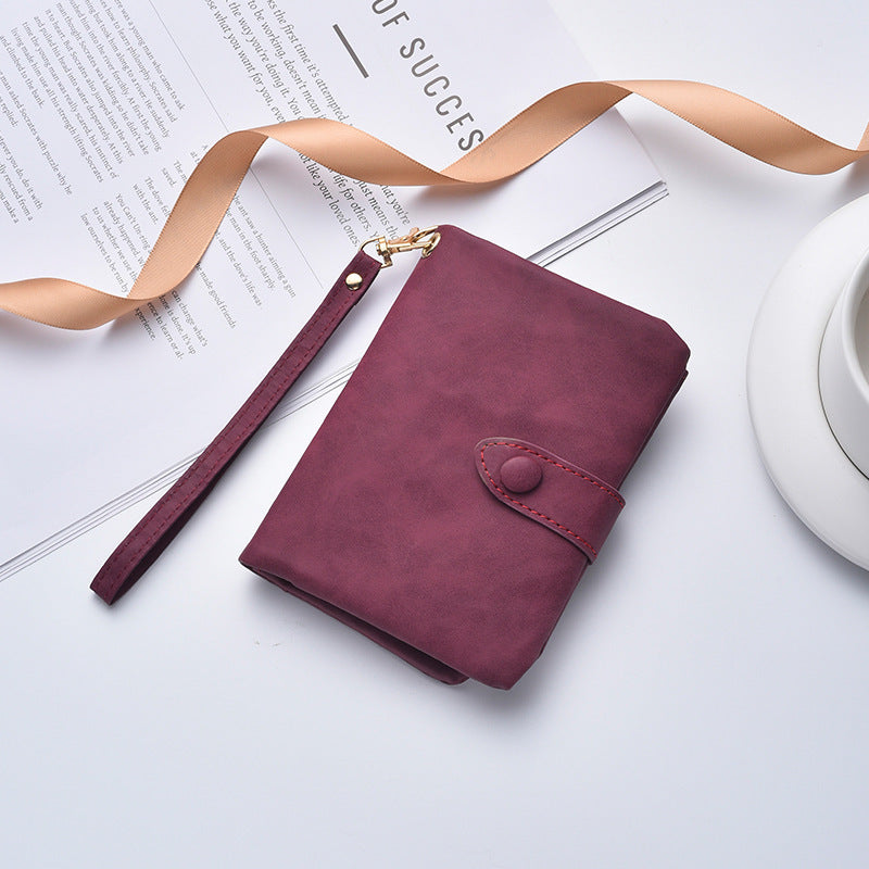 Compact Faux Leather Clutch Wallet Stornfield