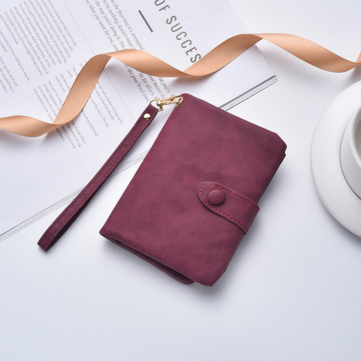 Compact Faux Leather Clutch Wallet Stornfield