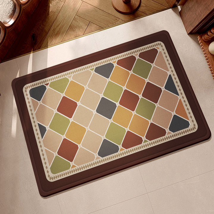 Textured Multi-colored Kitchen Mat