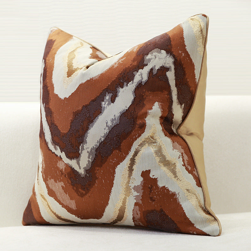 Luxurious Geometric Throw Pillow