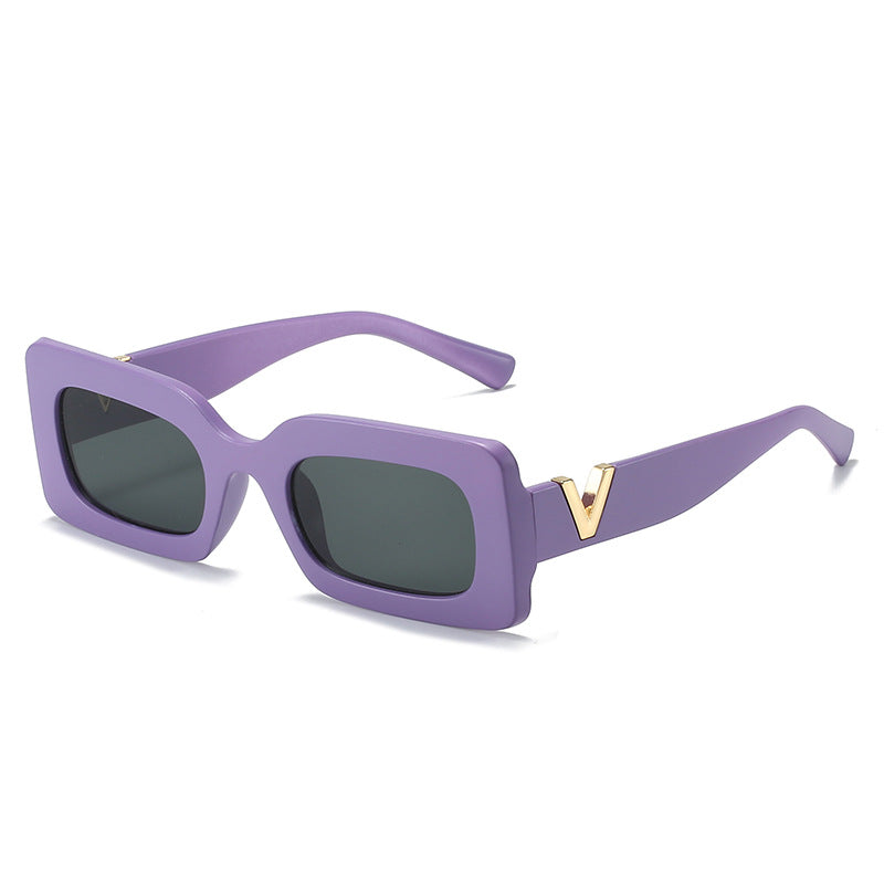 Women's fashionable square sunglasses with stylish metal embellishment Stornfield