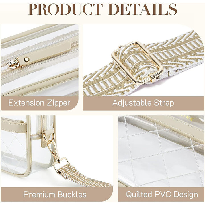 Transparent cosmetic bag with fashionable design Stornfield