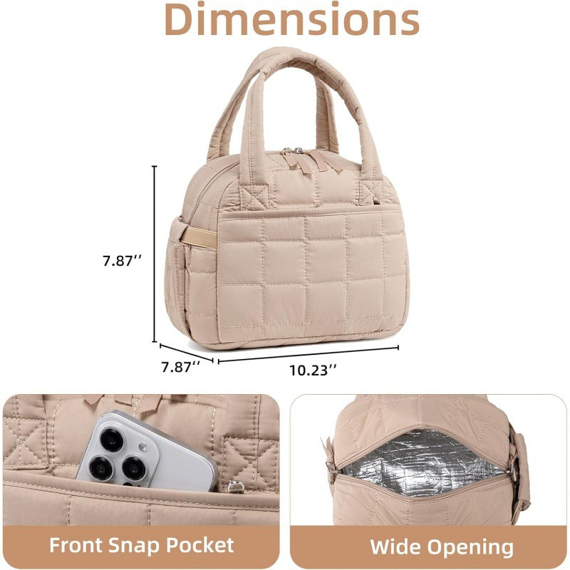 Padded tote bag with removable shoulder strap Stornfield