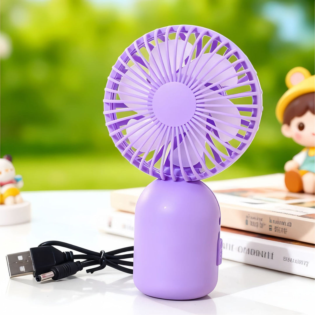 Unisex handheld fan in playful design Stornfield