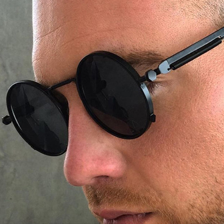Vintage Round Frame Sunglasses Stornfield