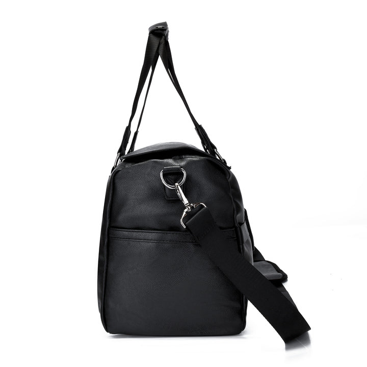 Premium Leather Travel Duffel Stornfield