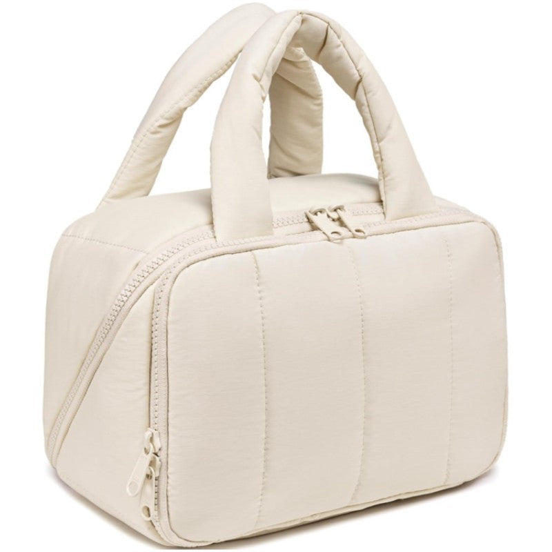 Women's insulated cooler bag with double zipper and sturdy handles Stornfield