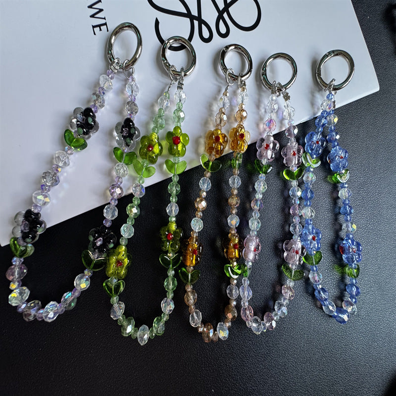 Floral Beaded Keychain Chain Stornfield