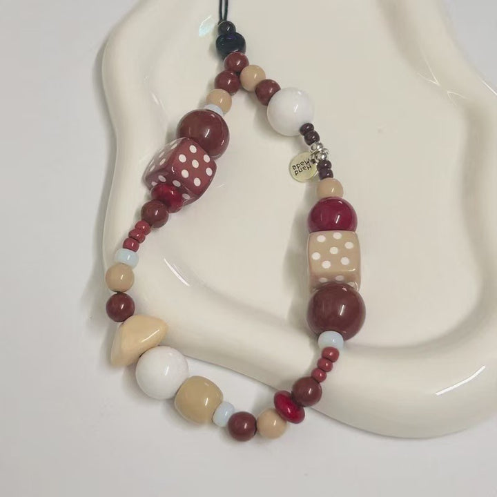 Decorative Beaded Charm Necklace Stornfield 1790135022