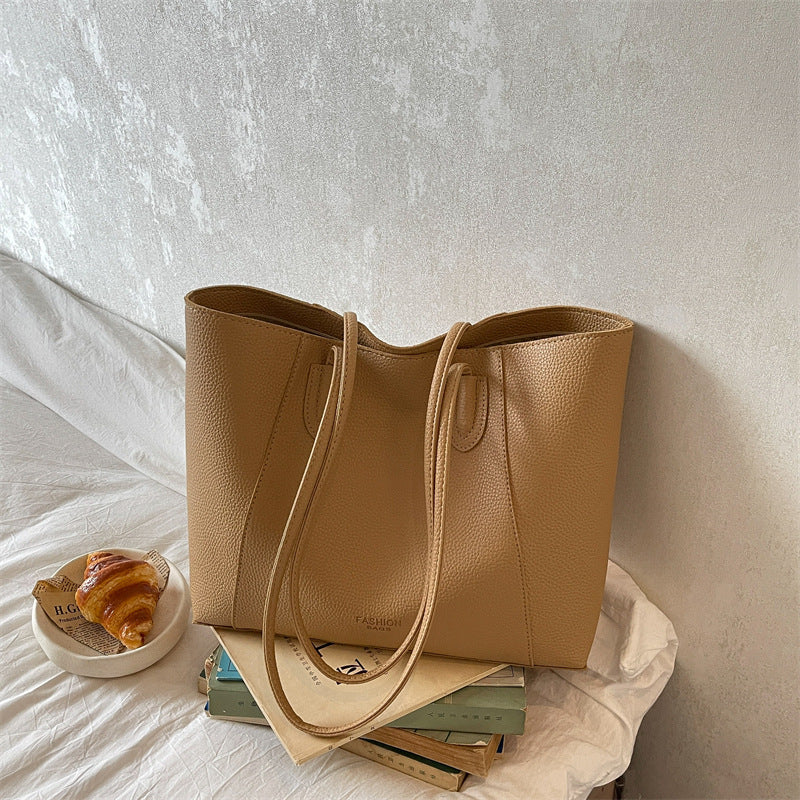Modern Minimalist Leather Tote