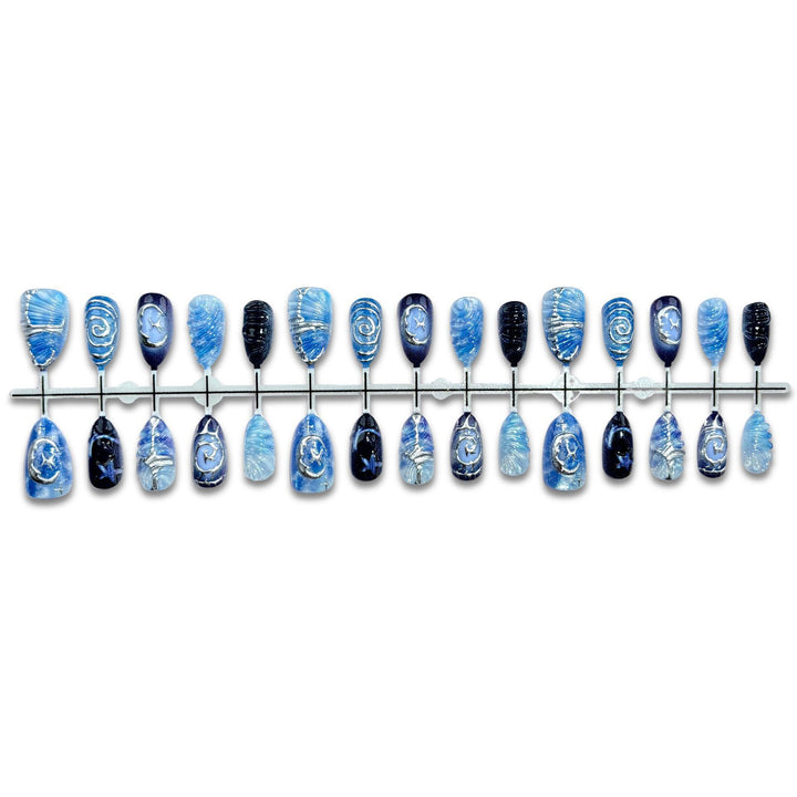 Premium Decorated Nail Art Tips Stornfield