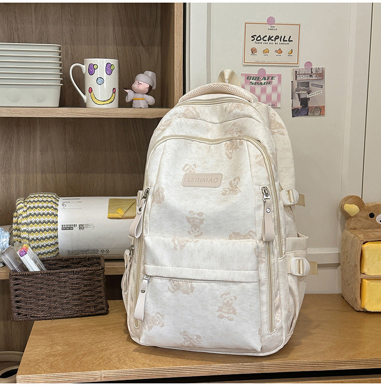 Casual Multi-Compartment School Backpack Stornfield