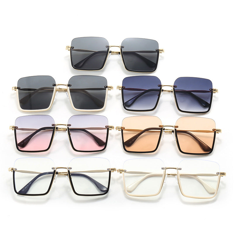 Women oversized sunglasses with elegant geometric frame Stornfield