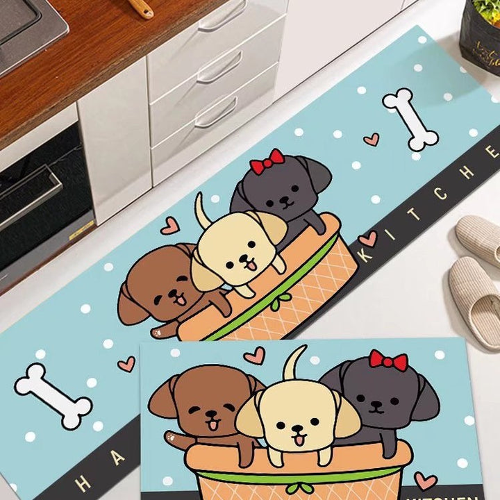 Cat-Themed Kitchen Mat Stornfield