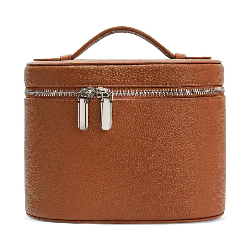 Cosmetic storage bag with elegant design and sturdy carrying handle Stornfield