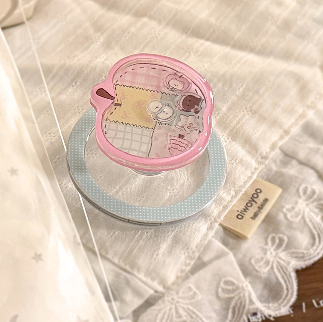 Stylish Apple-shaped cosmetic jar Stornfield