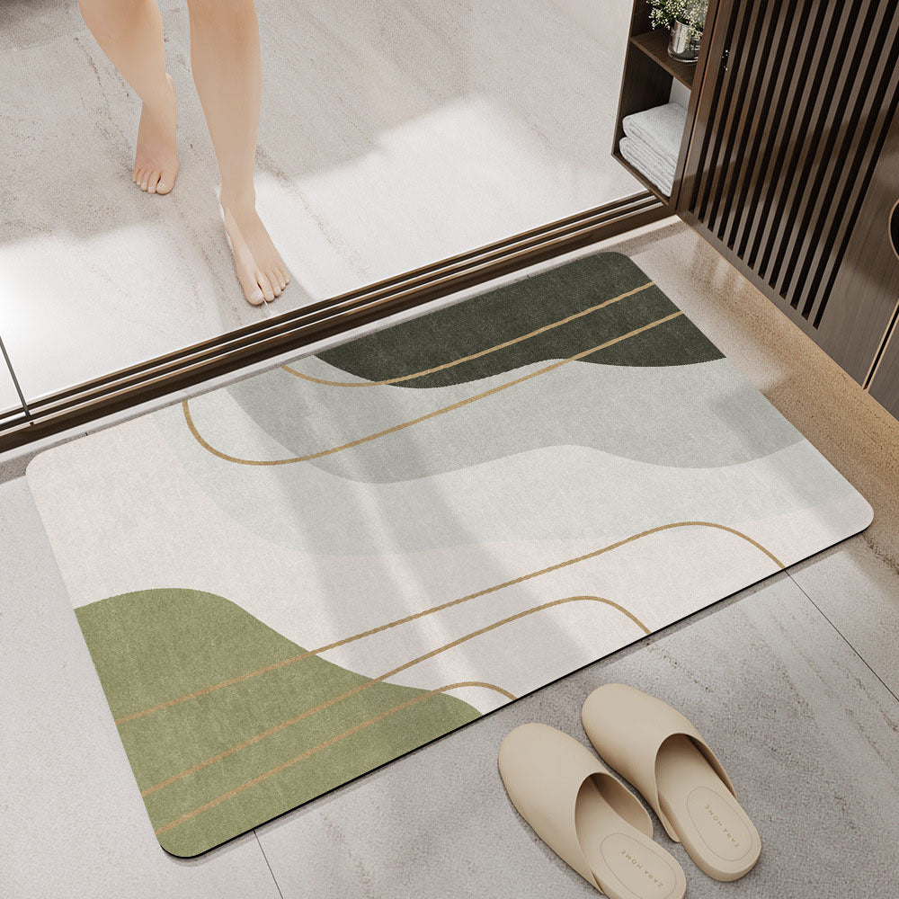 Stylish Modern Bathroom Mat Stornfield
