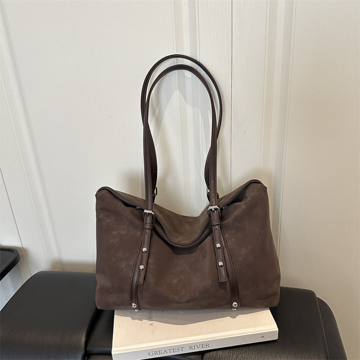 Elegant Suede Tote Bag