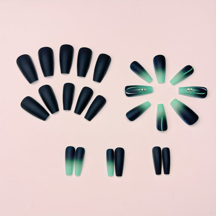 Trendy Artificial Nails with Matte Chic Finish Stornfield