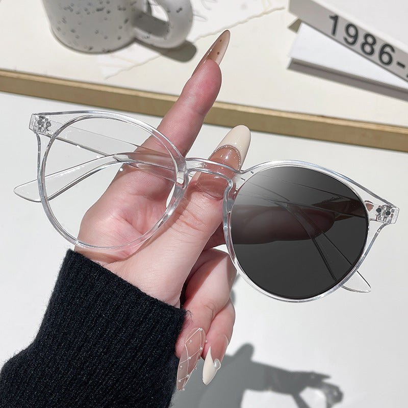 Women Cat-Eye Sunglasses with Transparent Frame Stornfield