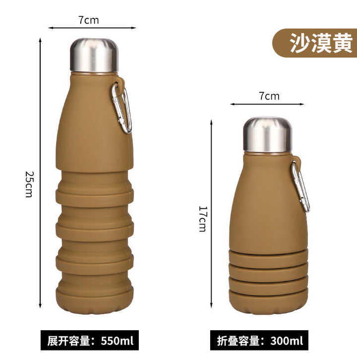 Women collapsible silicone water bottle Stornfield