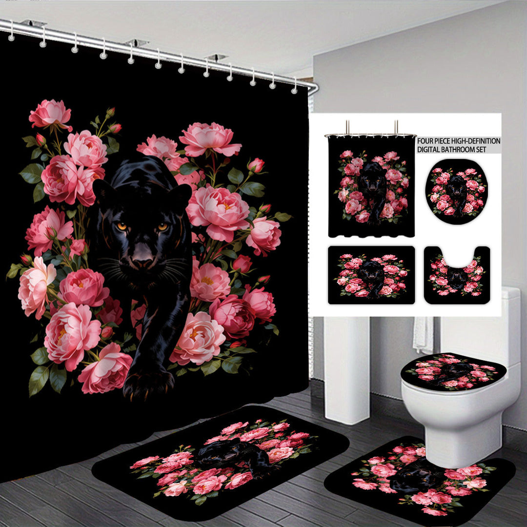 Autumn Leaves Digital Bathroom Set Stornfield