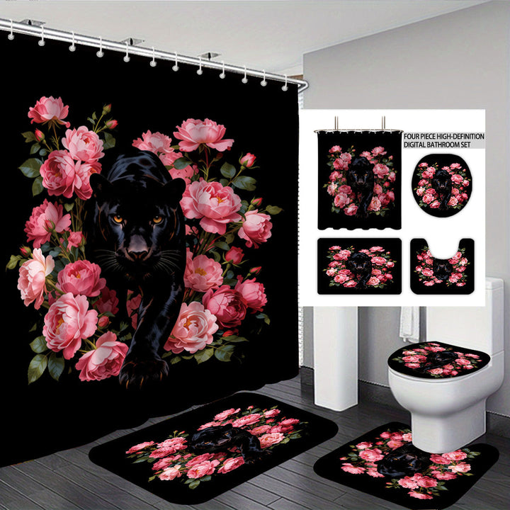 Autumn Leaves Digital Bathroom Set Stornfield