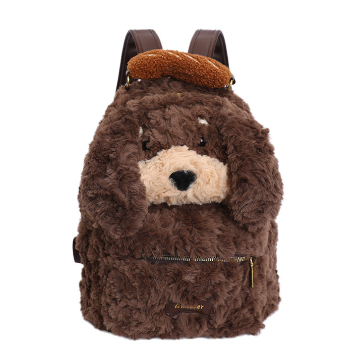 Plush Backpack in Dog Design Stornfield