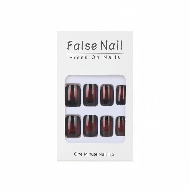 Elegant artificial nails with metallic shine and modern design Stornfield