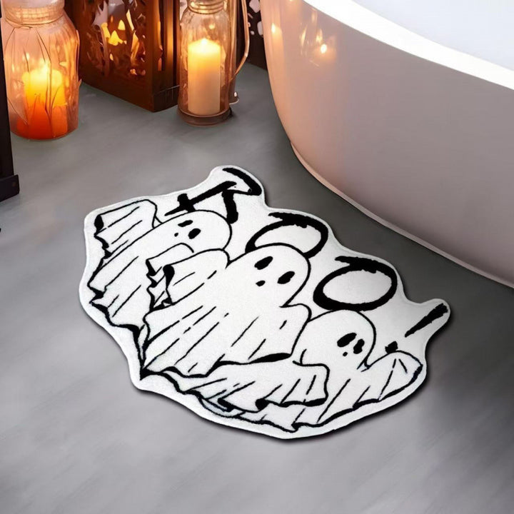 Spooky Halloween-Themed Bath Mat