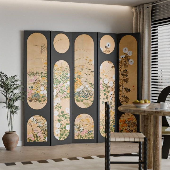 Artistic Floral Room Divider Stornfield