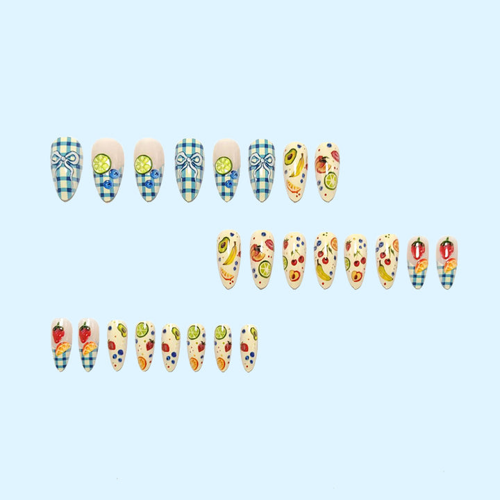 Creative Nail Design Set with Fruit Motifs Stornfield
