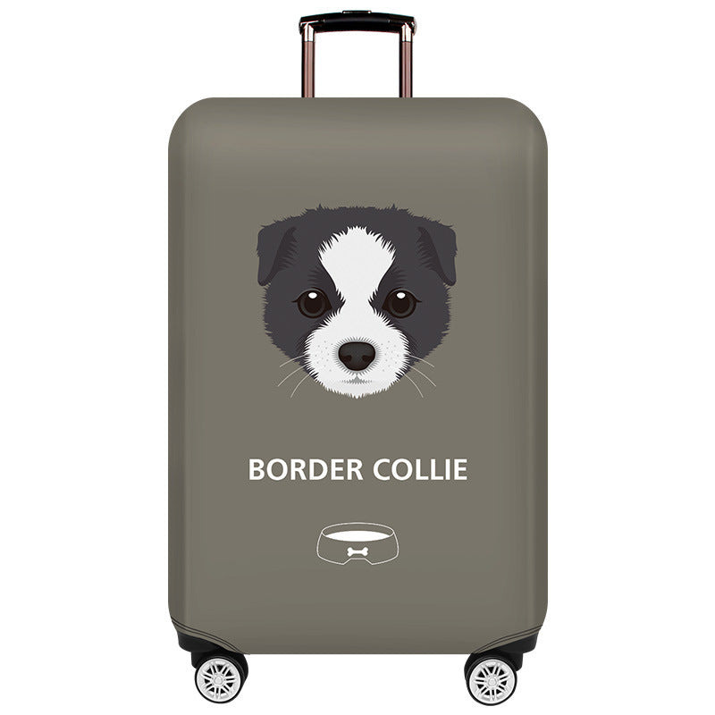 Unisex hard-shell suitcase with unique Pomeranian motif Stornfield