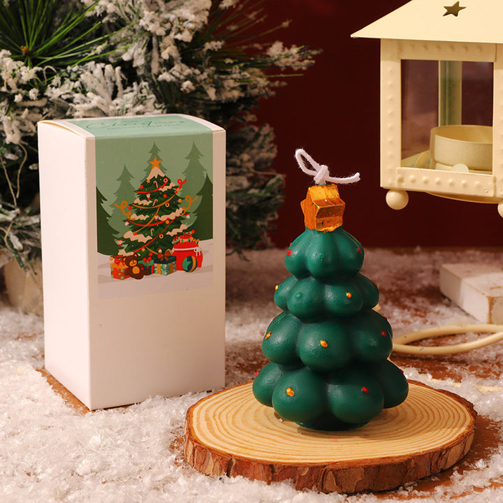 Glass Candle Holders Triple-Height Mantel Centerpiece