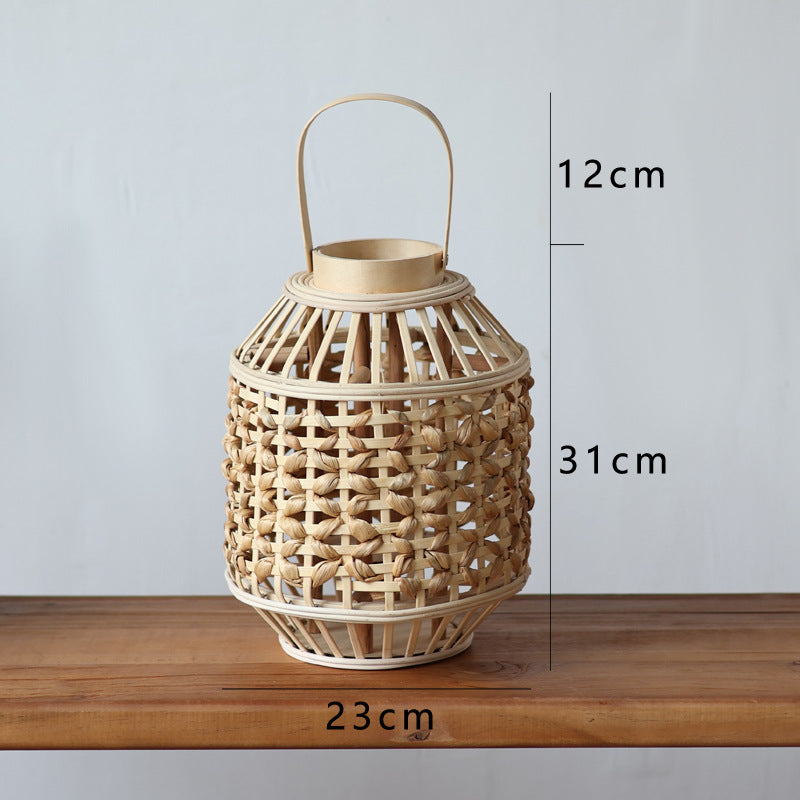Handcrafted Rattan Lantern Stornfield