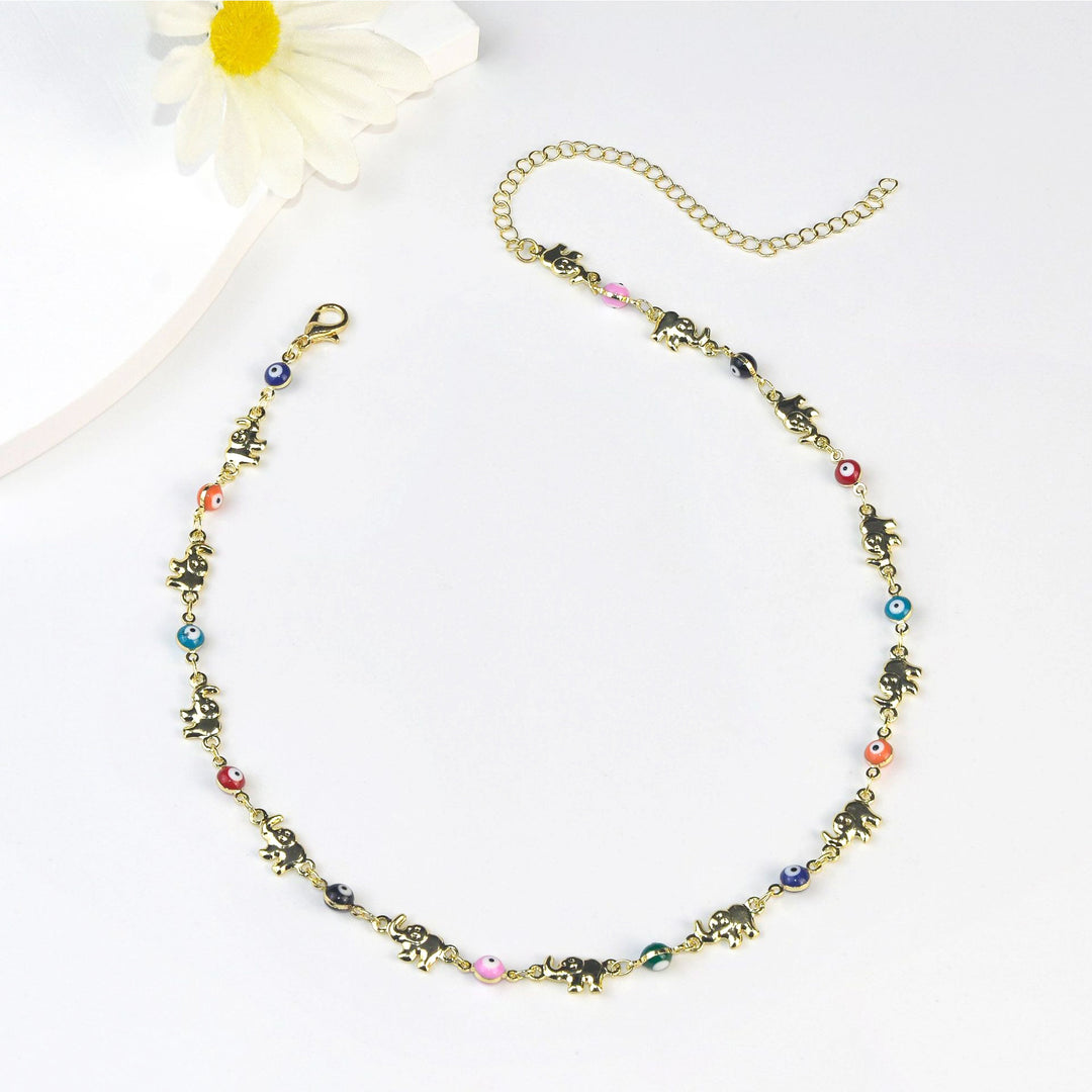 Colorful Elephant Charm Eyewear Chain Stornfield