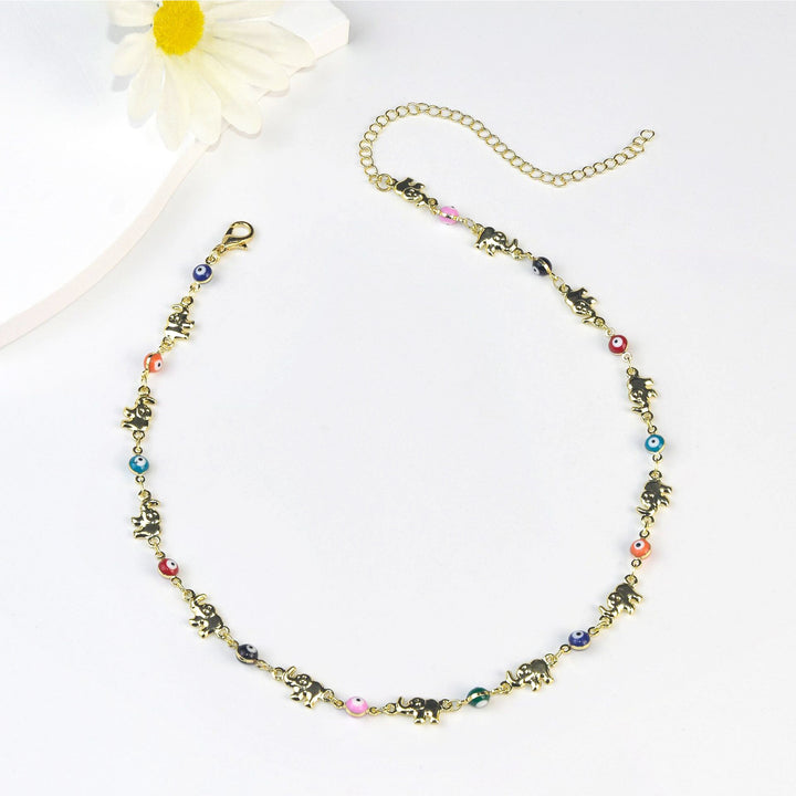 Colorful Elephant Charm Eyewear Chain Stornfield