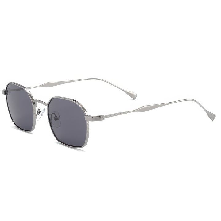 Ladies fashionable sunglasses in elegant square design with high-quality metal frame Stornfield