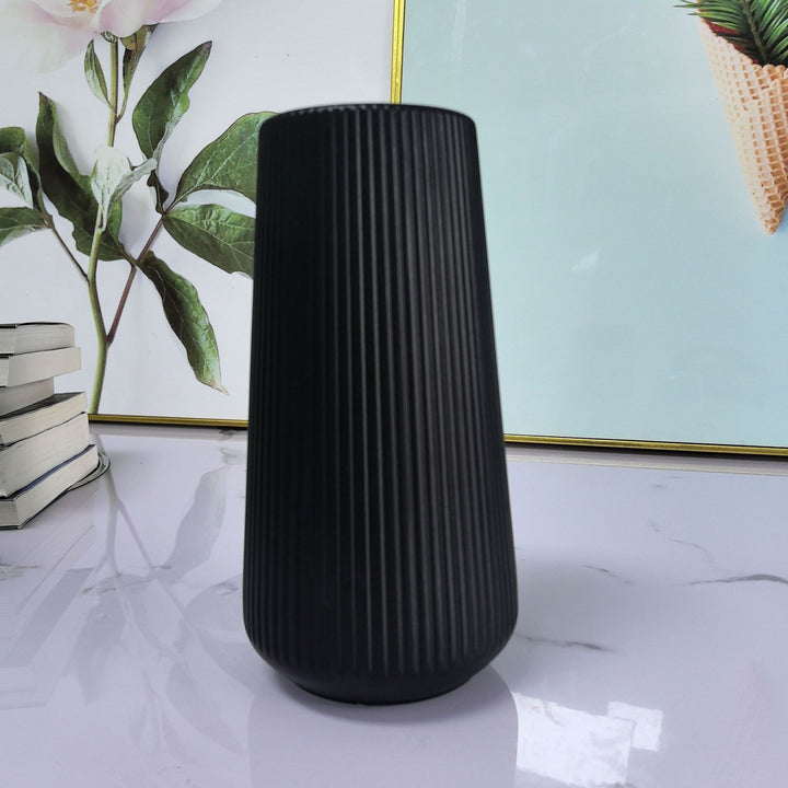 Textured Ribbed Decorative Vase Set Stornfeild