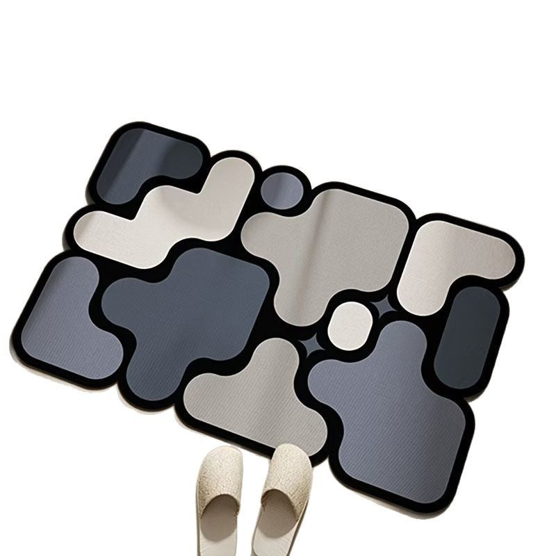 Modern Abstract Floor Mat Stornfield