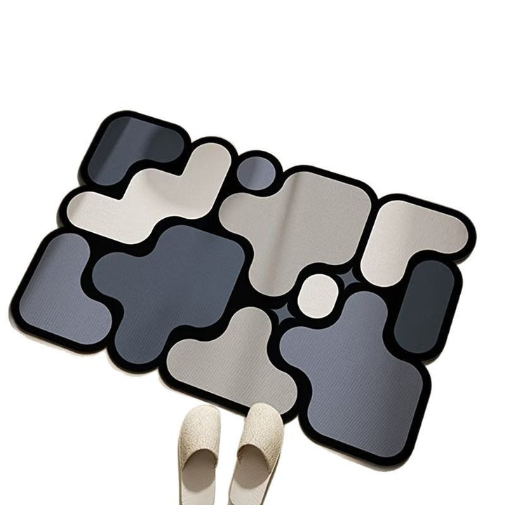 Modern Abstract Floor Mat Stornfield