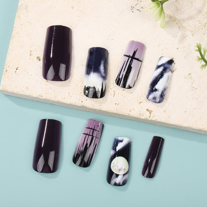 Set of artistic and decorative artificial nails Stornfield