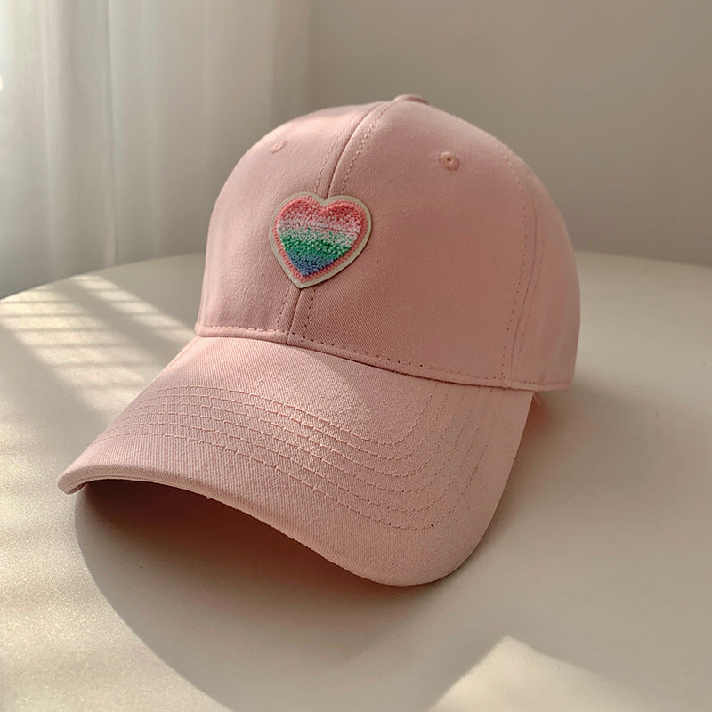 Women's Casual Heart Embroidered Baseball Cap Stornfield