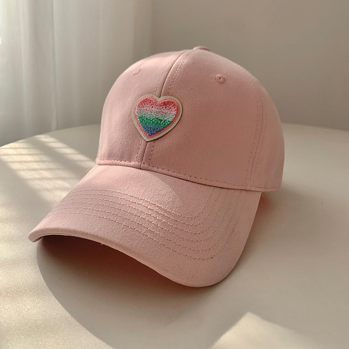 Women's Casual Heart Embroidered Baseball Cap Stornfield