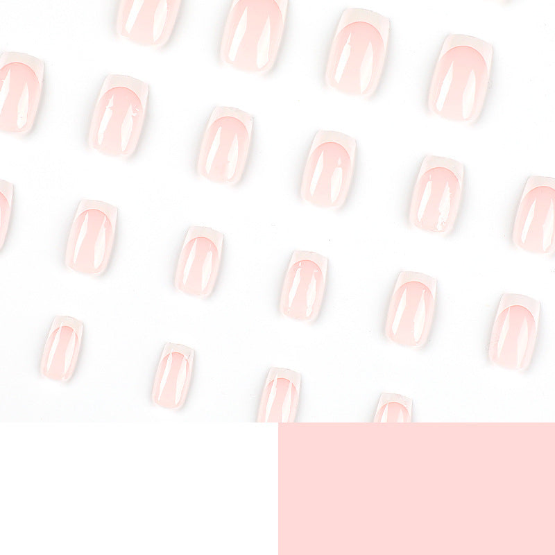 Elegant Nail Extensions with French Design Stornfield